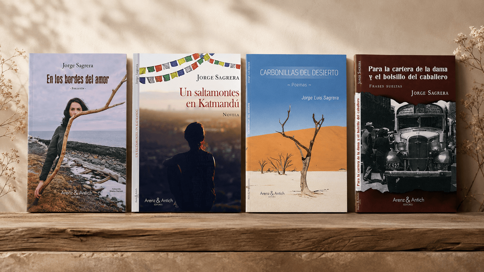 Libro físico impreso de Jorge Luis Sagrera